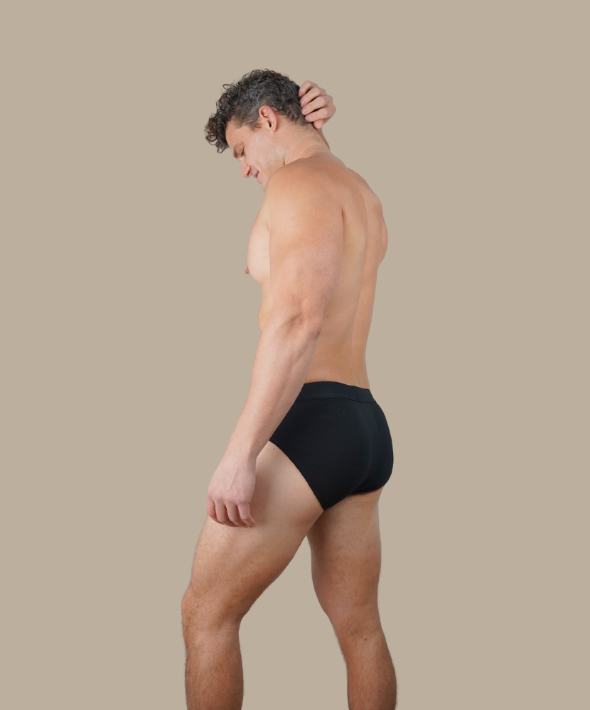 Bamboo Briefs Light Blue, Olive and Mint (3-Pack)