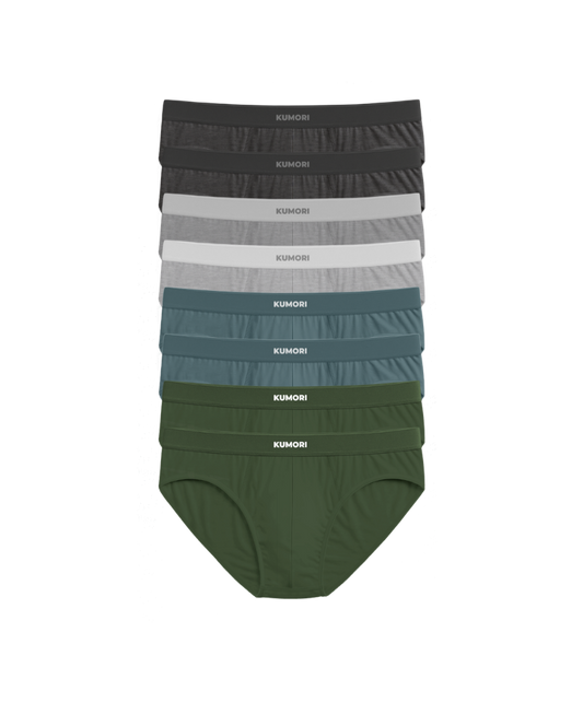 Bamboo Briefs (8-Pack) Everyday Pack