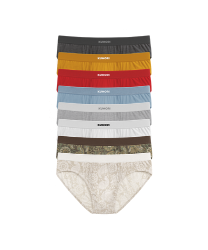 Bamboo Briefs (8-Pack) Paisleys & Unique