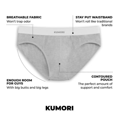 Bamboo Briefs 2 Pack Northlake & Coastal Fern
