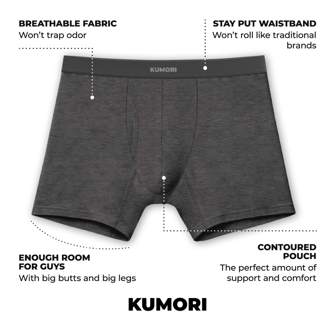 Bamboo Boxer Briefs 2 Pack Black & Olive