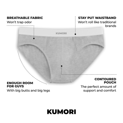 Bamboo Briefs 10-Pack Unique Colors
