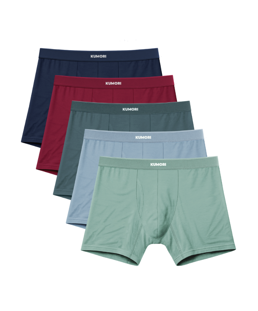 Bamboo Boxer Brief 5" (5-Pack) Variety Pack