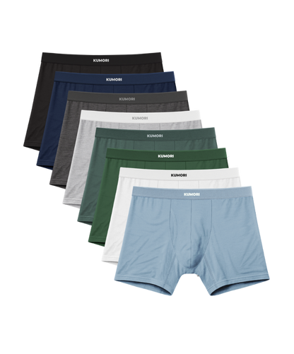 Bamboo Boxer Brief 5" (8-Pack) Re-stock