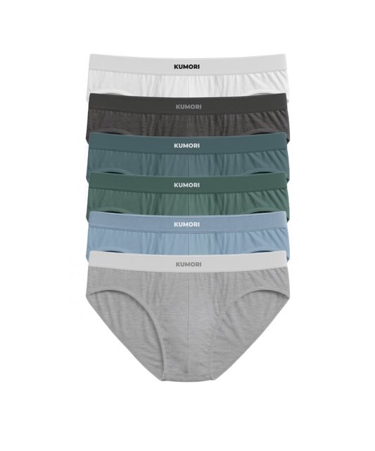 Buy 3 Get 3 Free Bamboo Briefs Core Colors