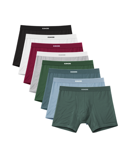 Bamboo Boxer Brief 5" (8-Pack) The Core Eight