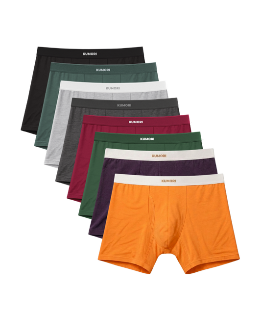 Bamboo Boxer Briefs 5" Harvest (8-Pack)